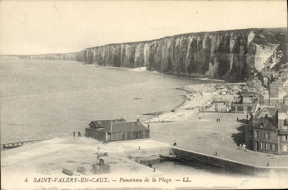 Saint-Valéry-en-Caux — Panorama da Praia — LL. - Frente