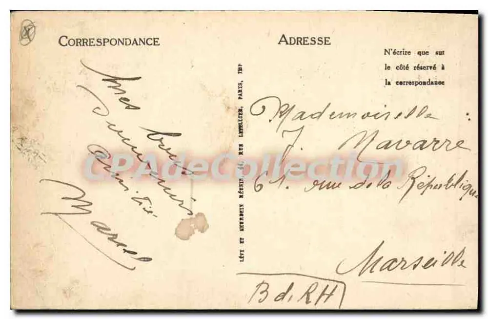 Saint-Valery-en-Caux — Die Terrasse des Casinos — Anonymer Verlag, Nr. 115 - Rückseite