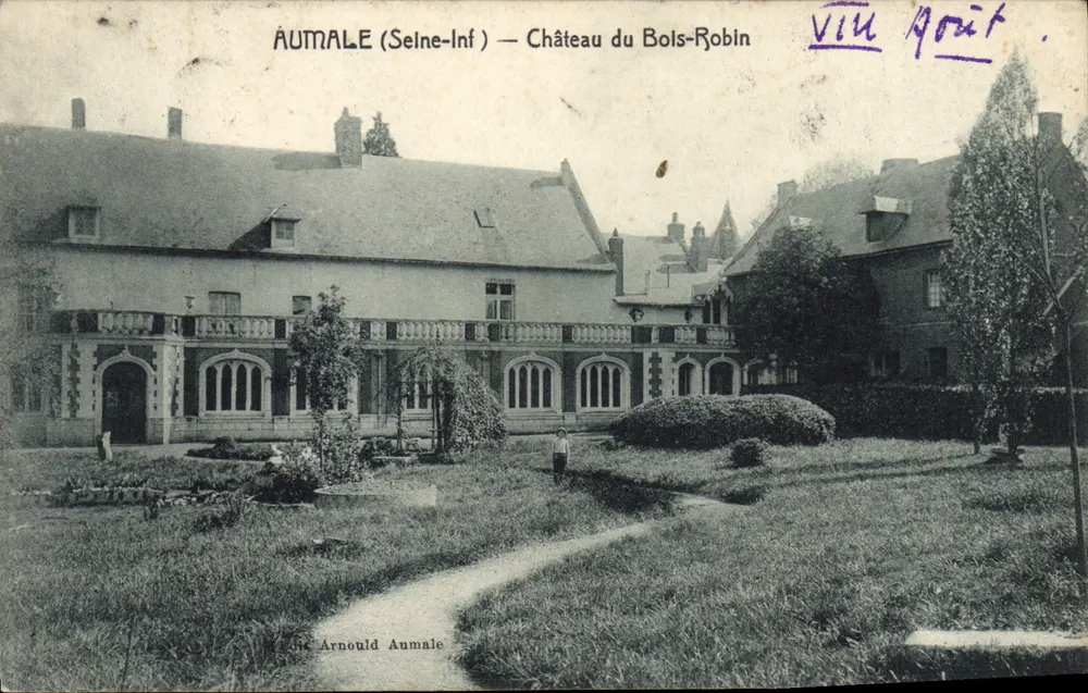 Aumale (Seine-Inf) — Castelo do Bols-Robin — Édit. Arnould Aumale - Frente