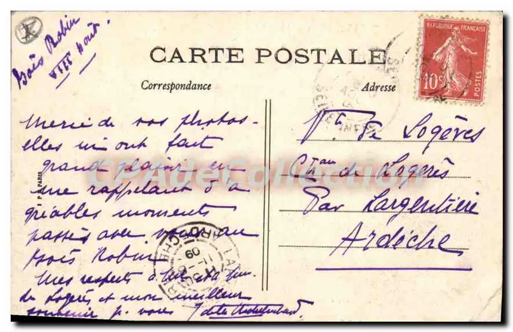 Aumale (Seine-Inf) — Castelo do Bols-Robin — Édit. Arnould Aumale - Verso