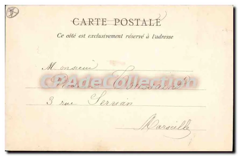 Fécamp — Destiladoria da Bénédictine — E. Le D. Becs, N° 101 - Verso