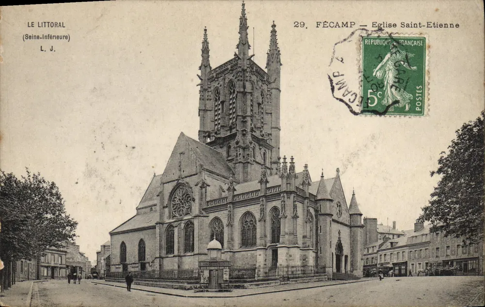 Fécamp — Igreja de São Etienne — L. J. n°29 - Frente