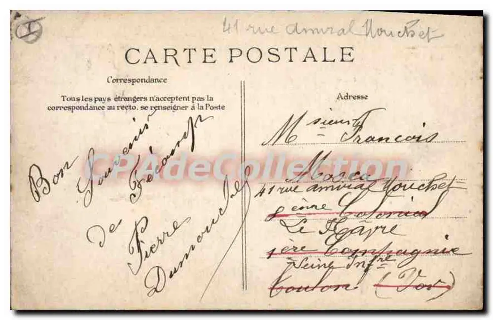 Fécamp — Igreja de São Etienne — L. J. n°29 - Verso