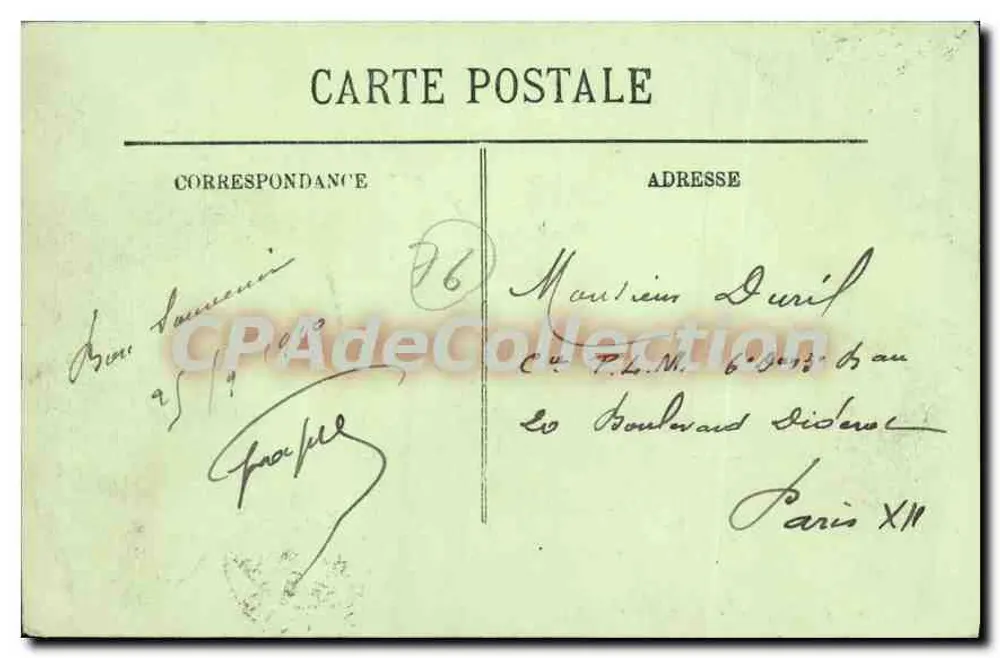 Dieppe — 'La Malle' nas Docas — LL. - Verso