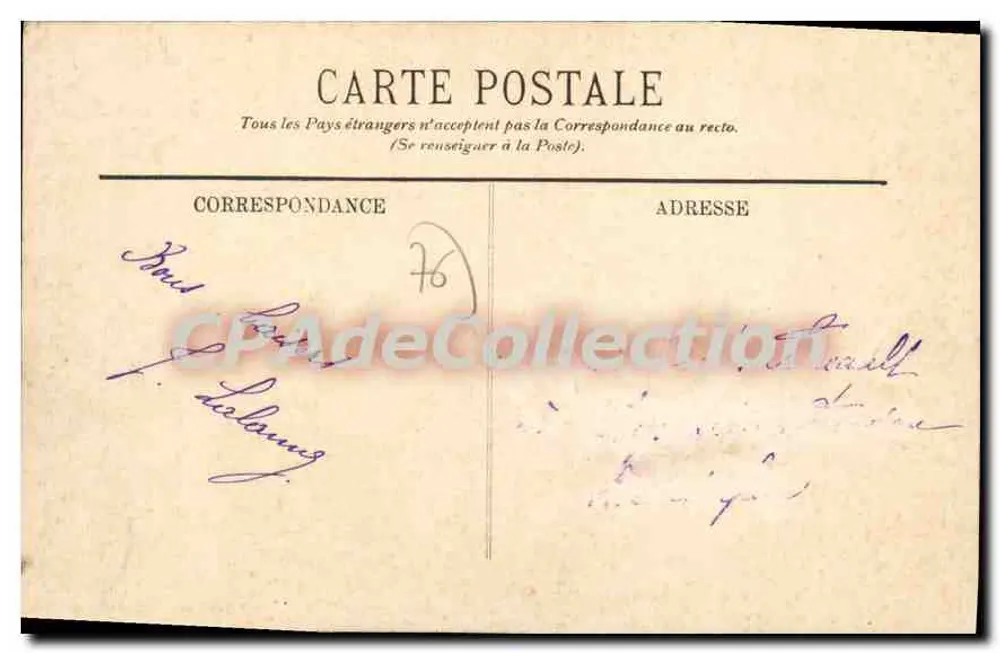 Dieppe — Der "Furet" kehrt von einer Spazierfahrt zurück — LL. n° 159 - Rückseite