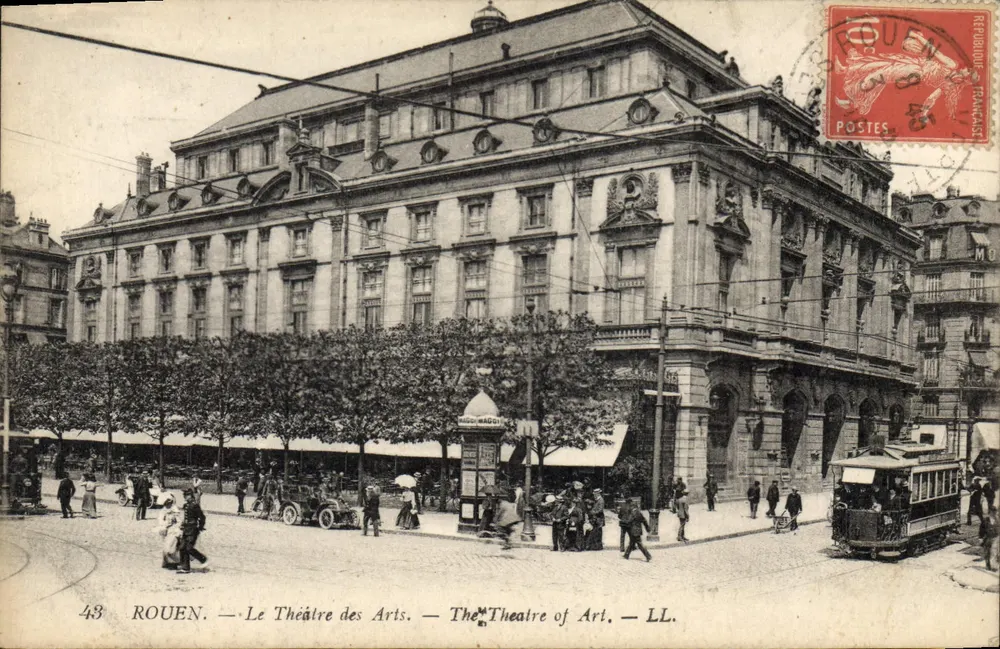 루앙 — Le Théâtre des Arts — LL. Éditeur LL. - 앞면