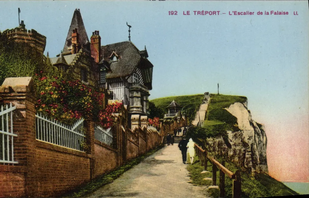Le Tréport — A Escada da Falésia — LL - Frente