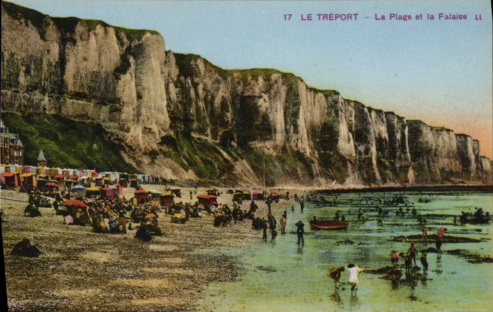 Le Tréport — Die Strände und die Klippen — LL - Vorderseite