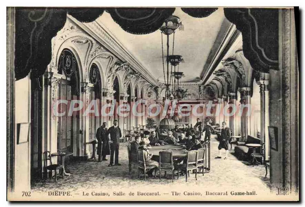 Dieppe — Das Casino, Baccarat-Saal — Jhât. Nr. 702 - Vorderseite