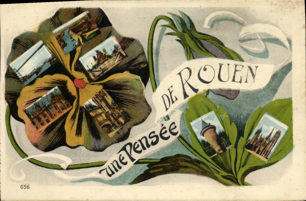Uma Pensée de Rouen — edição La Cigogne, n° 656 - Frente