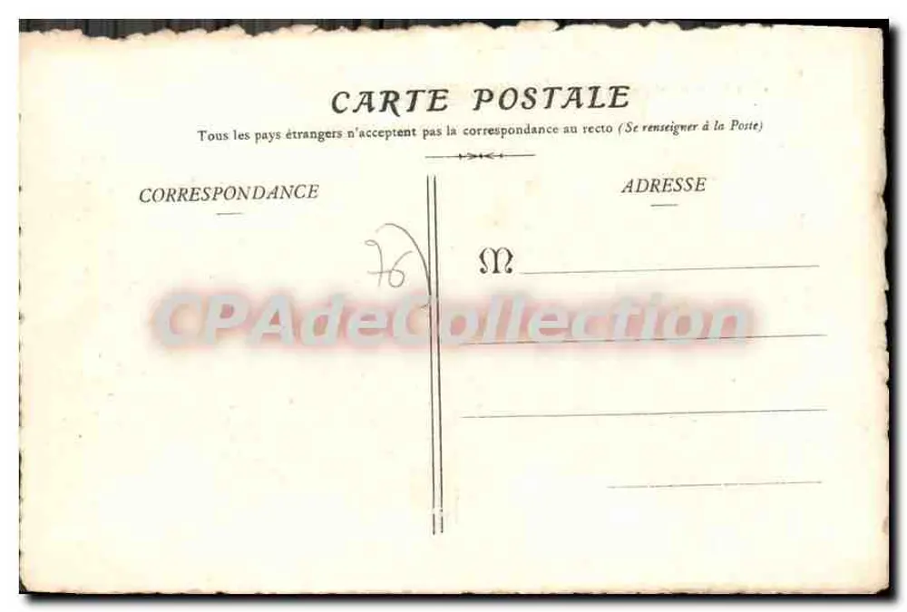 Kutsche, die die Flut transportiert — Seine-Inférieure — E. Pasquis, Fotograf, Liège (Orne) - Nr. 528 - Rückseite