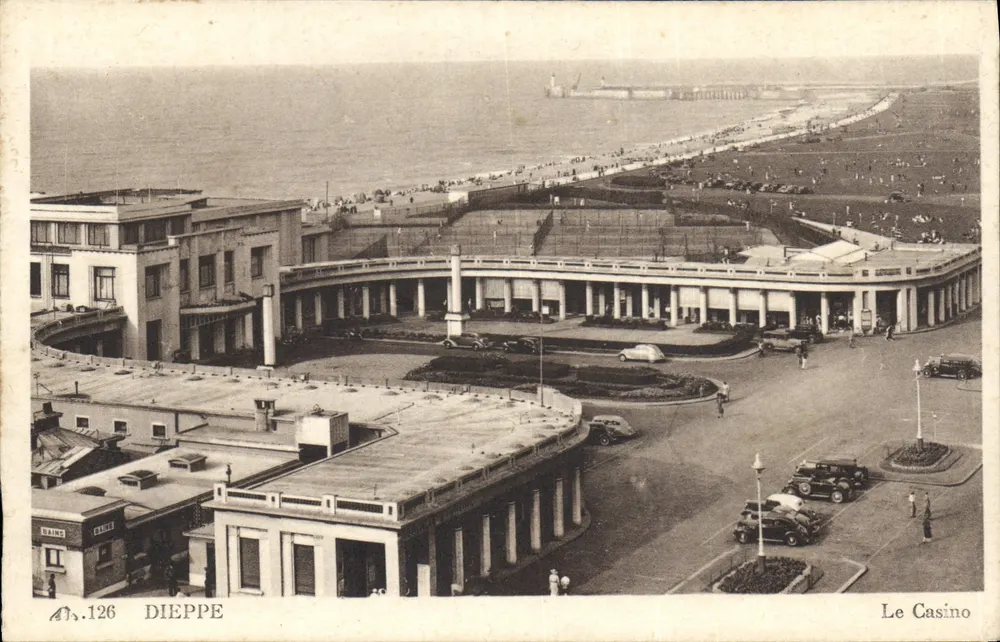 Dieppe — Kasyno — Wydawnictwo Daino, nr 126 - Awers