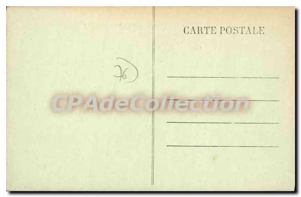 Pourville — Praia do Casino — Editor Conder, n°58 - Verso
