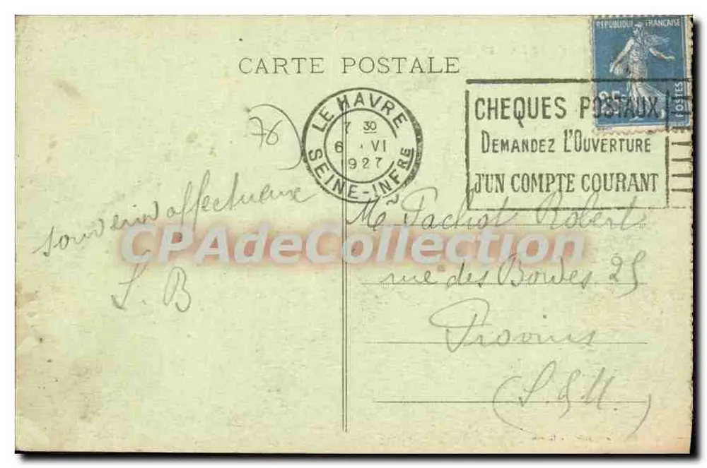 Le Havre - L'Artsena! — editor Nemlix, n° de série 1003 - Verso