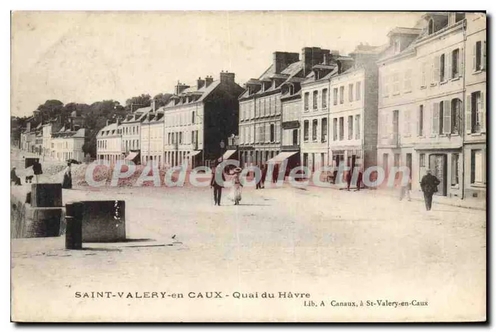 Saint-Valery-en-Caux - Quai du Havre — Lib. A Canaux, in St-Valery-en-Caux - Vorderseite