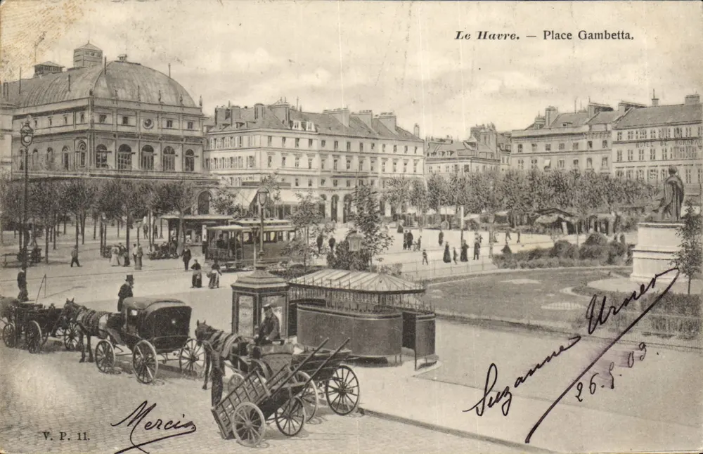 Le Havre — Place Gambetta — V.P. 11 - Frente