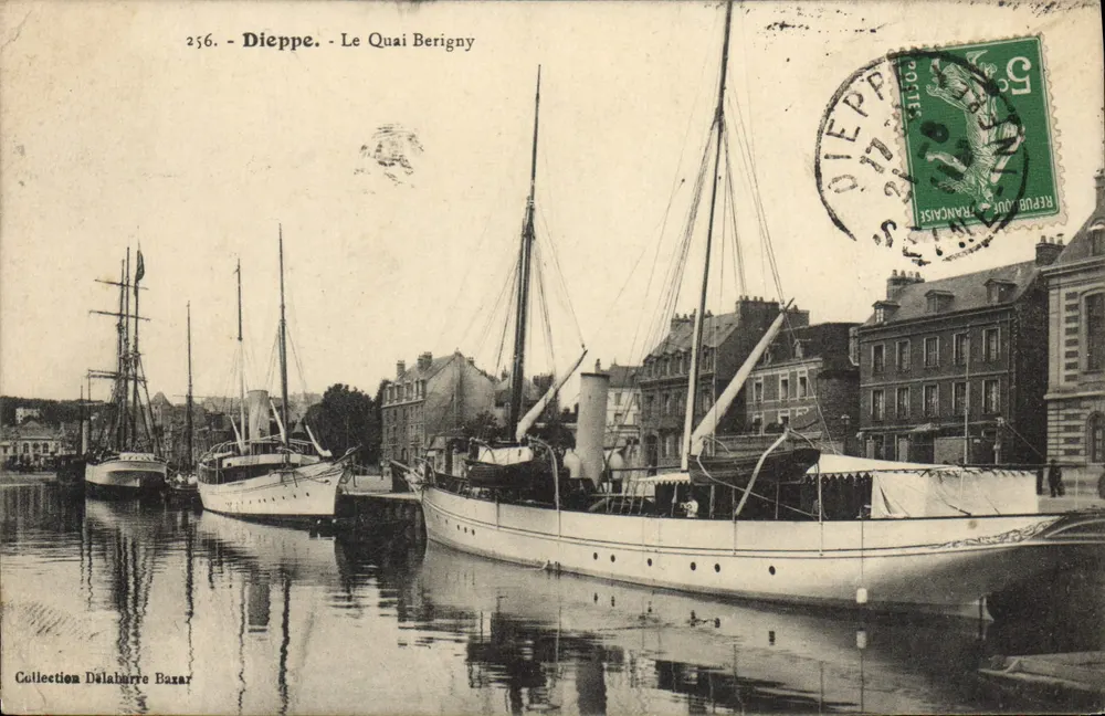 Dieppe - O Quai Berigny — Coleção Dalabarro Bazar, n° 256 - Frente