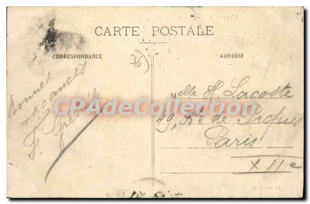 Dieppe - O Quai Berigny — Coleção Dalabarro Bazar, n° 256 - Verso