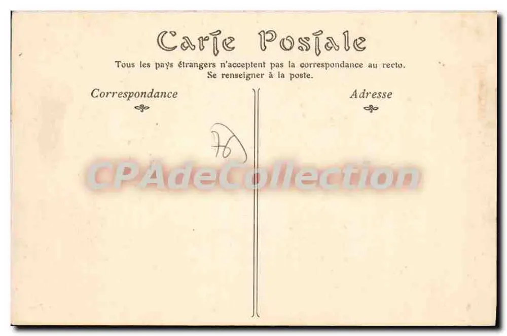 Le Havre — Place Gambetta und das Rathaus — ND Phot - Rückseite