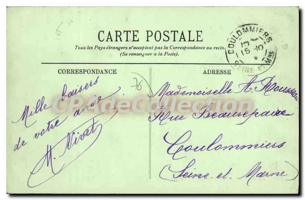 Le Havre — O Porto do Comércio — LL. — n°122 - Verso