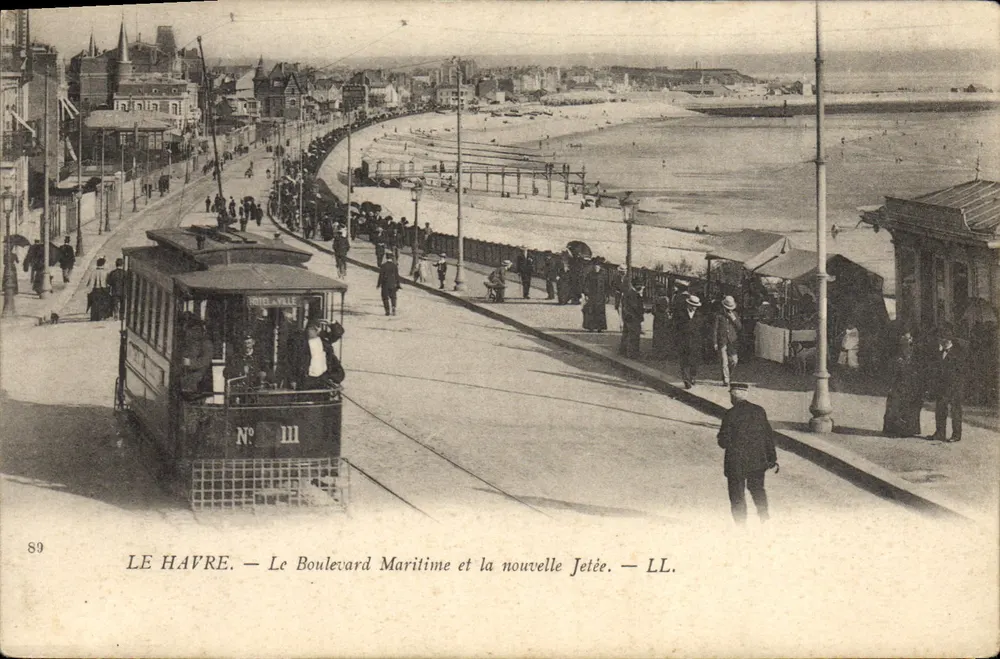 Le Havre — Der Maritime Boulevard und die neue Damm — LL. - Vorderseite