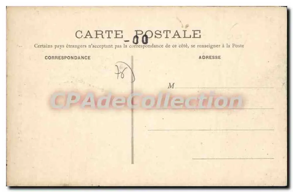 Le Tréport — Barcos de pesca — Bilhete postal antigo de Coleção n°1004 - Verso