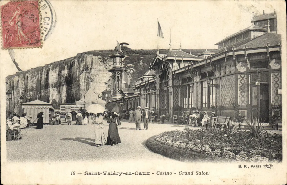 Saint-Valéry-en-Caux — Casino - Grand Salon — B. F., PARIS - Vorderseite