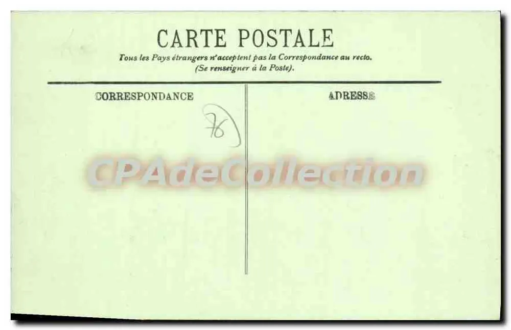 Le Havre — A "Touques", navio de Honfleur — LL. N° 573 - Verso