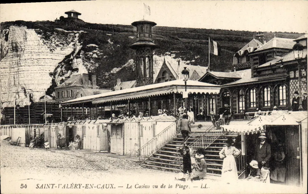 Saint-Aléry-en-Caux — Ansicht des Casinos von der Strandpromenade — LL. — N° 54 - Vorderseite