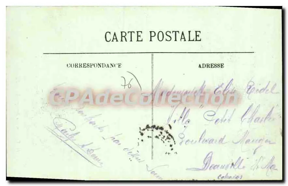 Le Havre — O Sémaphore — LL. — N° 109 - Verso