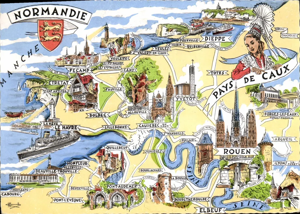 Normandie — Pays de Caux — Editions Gaby, Nantes - Vorderseite