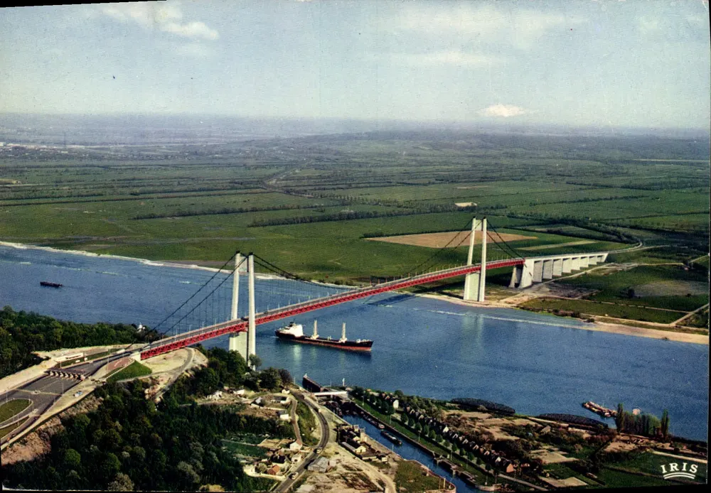 Ponte di Tancarville — Normandia — Edizioni Cl. Photo Spirale - Recto