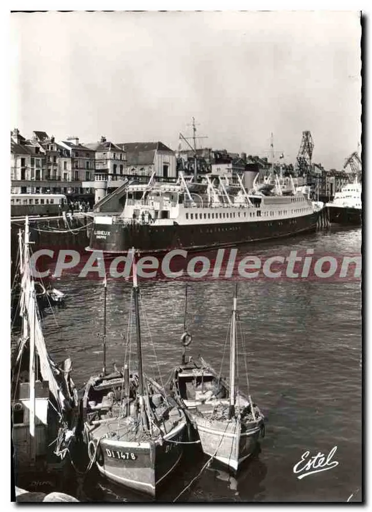 Porto de Dieppe — O navio de passageiros Libreux — Editor Estel, n° 55197 - Frente