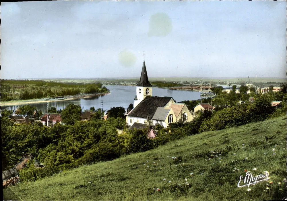 Die Kirche und das Tal der Seine — Verlag de Lure E. Mymon (Vanne) — Nr. 8430 - Vorderseite
