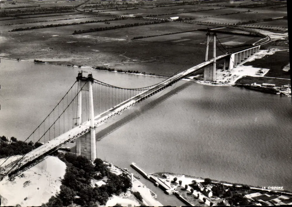 Brücke von Tancarville — Seine-Maritime — Verlag La Cigogne Nr. 7013 - Vorderseite