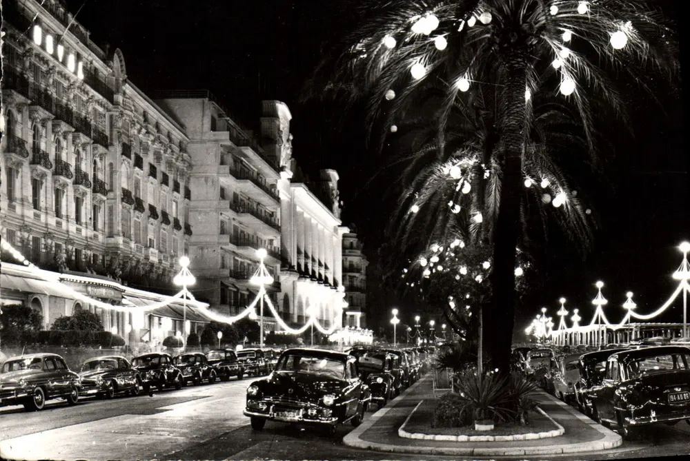 Die Promenade des Anglais — Nacht — Verlag: Sammlung « Collin Royallais » - Vorderseite
