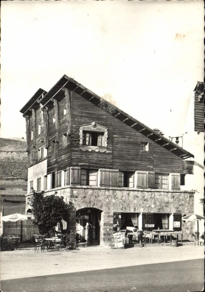 Gasthof Clôt de la Mule — Valberg (A.-M.) 1.700 m. — Echte Photo M F - Vorderseite
