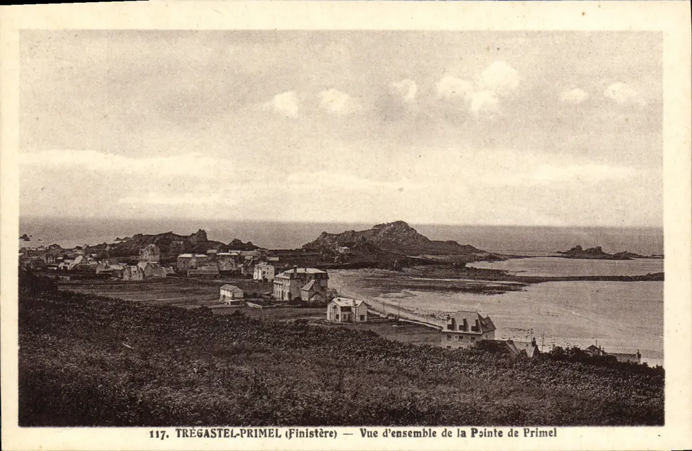 TREGASTEL-PRIMEL (Finistère) — Übersicht der Pointe de Primel - Vorderseite