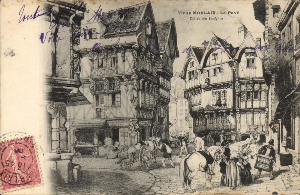 Vieux MORLAIX - O Piso de Pedra — Coleção Fouquère - Frente