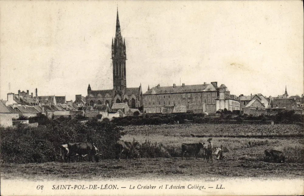 Saint-Pol-de-Léon — Der Creisker und das Alte Kollegium — LL. - Vorderseite