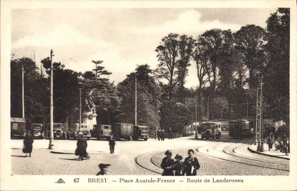 Brest — Place Anatole-France — Route de Landerneau - Vorderseite