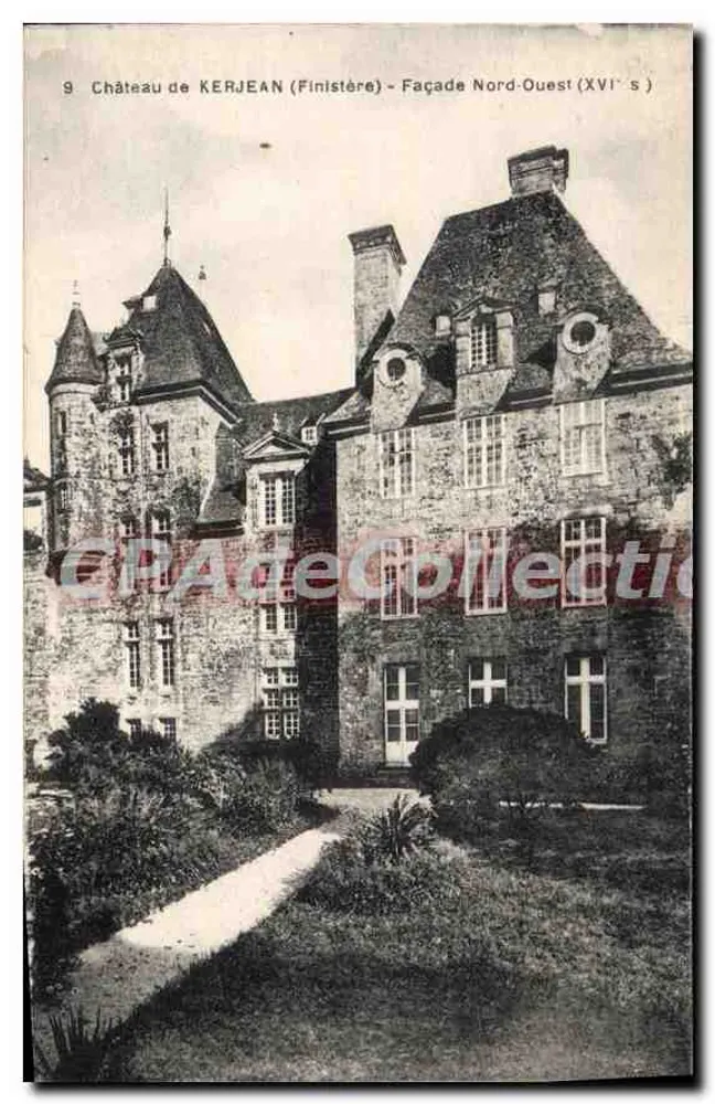 Schloss Kerjean (Finistère) — Nordwestfassade (16. Jahrhundert) — Sammlung N. L. Morlaix - Vorderseite