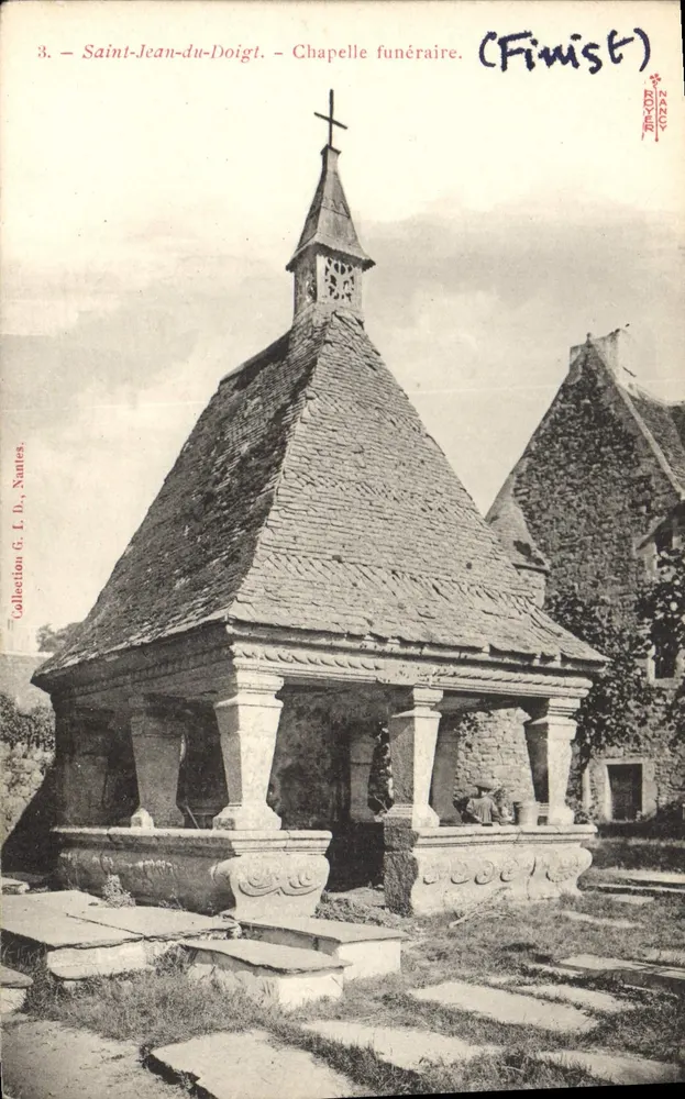 Saint-Jean-du-Doigt - Capilla funeraria — Finistère — Colección G. L. D., Nantes - Anverso