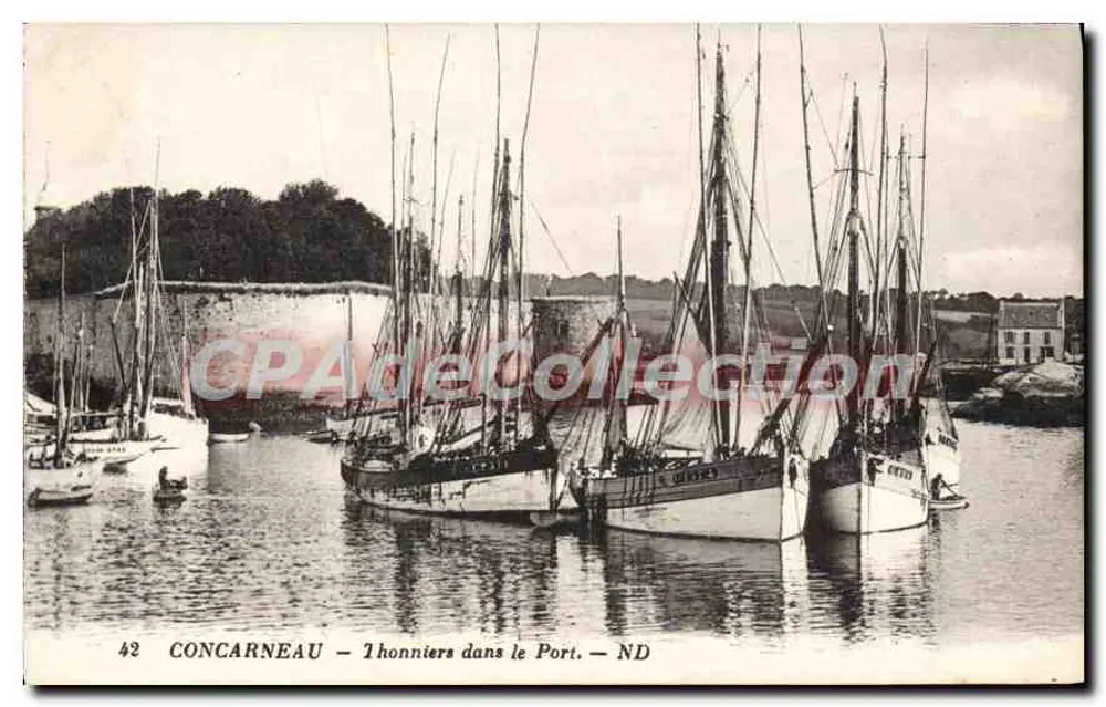 Concarneau — Thonnières no Porto — ND - Frente