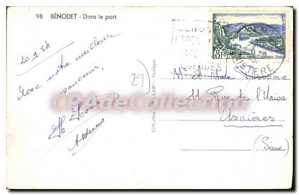 Bénodet — No porto — JOB - Verso