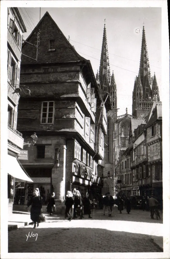 Quimper (Finistère) — Alte Häuser der Kéréon — Art Editions Arcon, Paris - Vorderseite