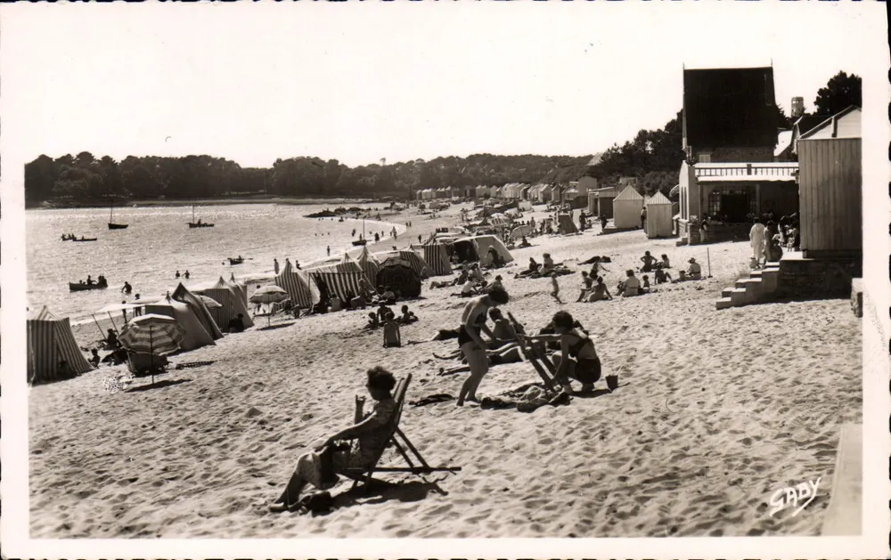 Bénodet (Finistère) — A Praia — Editor SABDY - Frente