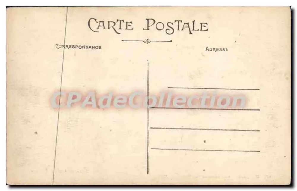 Bénodet — Vista tirada de Ste-Marine — Coleção Anglaret, Quimper, n°620 - Verso