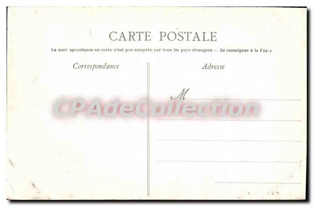 Concarneau — Allgemeine Ansicht der Stadtmauer — Sammlung Le Tendre, n°46 - Rückseite