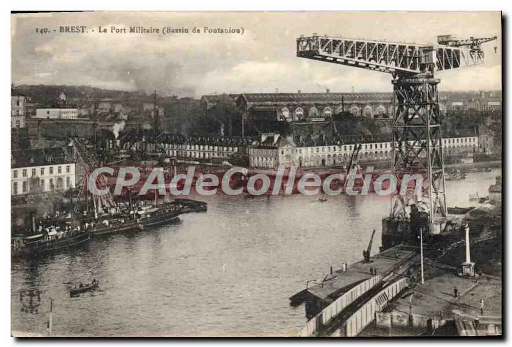 Brest - Der militärische Hafen (Bassin de Pontanion) — n°140 — unbekannter Verlag - Vorderseite